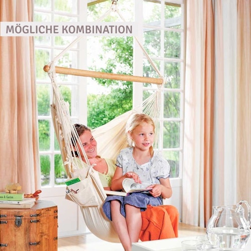 Hängestuhl Basic 105x140 cm Modesta Bio Latte