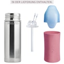 Vorschaubild Isolierte Trinkhalm Flasche ab 12 M - open end altrosa