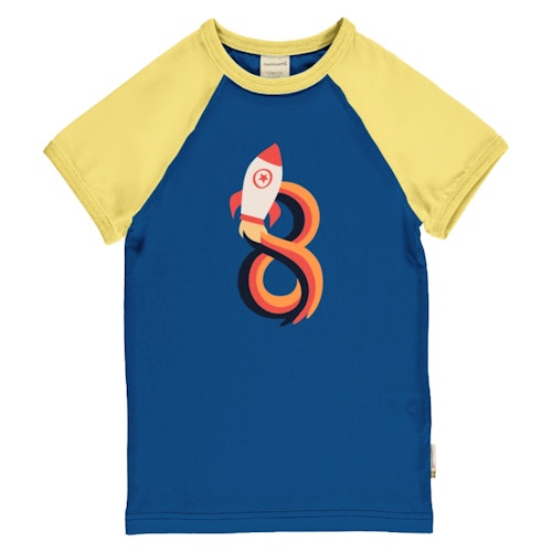 Raglanshirt kurzarm 1 Jahr Pinguin