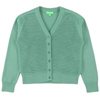 Strickjacke Ripp-Bündchen