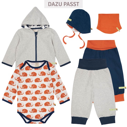 Mütze zum Wenden und Binden Fleece