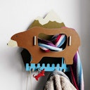Vorschaubild Kindergarderobe Bär – Wandgarderobe mit 7 Haken