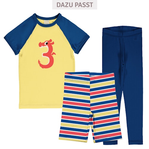 Raglanshirt kurzarm 1 Jahr Pinguin