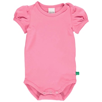 Basic Body kurzarm Puffärmel rot
