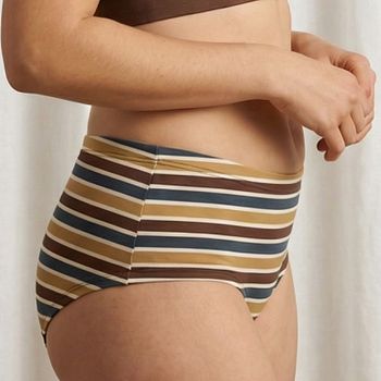 Damen Slip gestreift