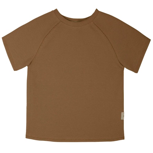 Shirt Waffelstruktur kurzarm