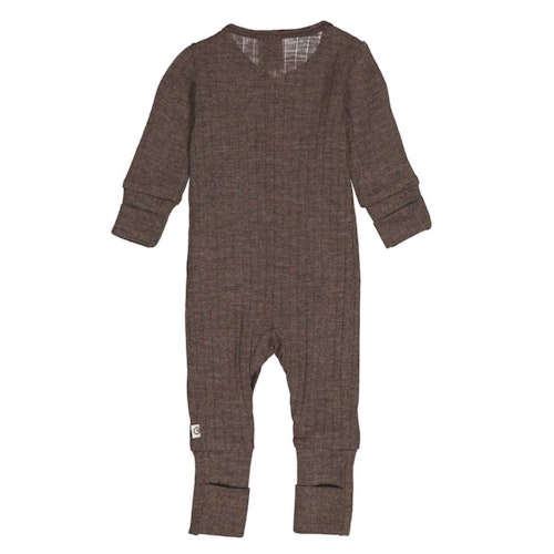 Strampler langarm Wolle