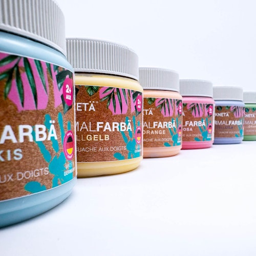 KNETÄ® Fingerfarbe pastell 6x150ml