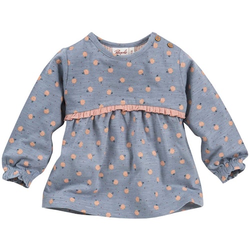 Lockeres Langarmshirt Blümchen