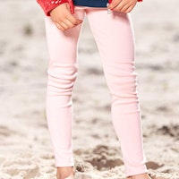 Leichte Ripp Leggings uni