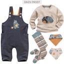 Vorschaubild Strampler People Wear Organic Sweat ohne Arm Motiv
