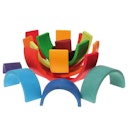 Vorschaubild Regenbogen gross Grimms 12 teilig 35,5 cm - BUNT