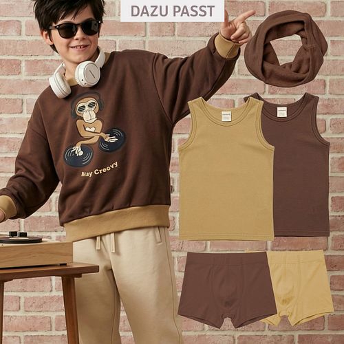 Pullover beige Wikinger Print