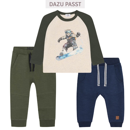 Weiches Langarmshirt cooler Hund