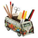 Vorschaubild Stiftebox zum Stecken VW T1 Popart Herzen