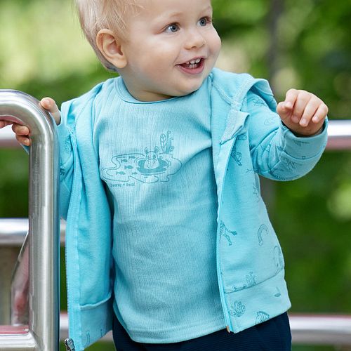Jacke Loud + Proud Kapuze langarm Sweat Motiv