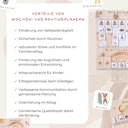 Vorschaubild Wochenplaner mit Baustellen Motiv und 3 Routineplänen