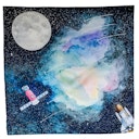 Vorschaubild Spieltuch Bio-Baumwolle Mond 100 x 100 cm