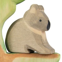 Koala sitzend Holzfigur 5 cm hoch