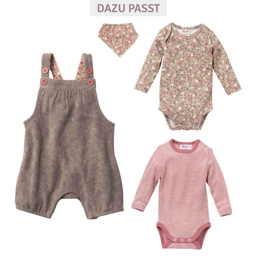 Kurze Frottee Latzhose