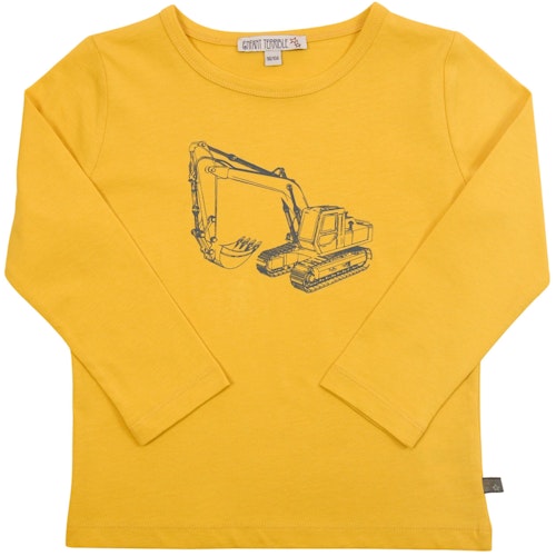 Langarmshirt Bagger-Druck