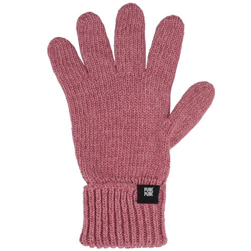 Fingerhandschuhe Umschlagbund Wolle Seide