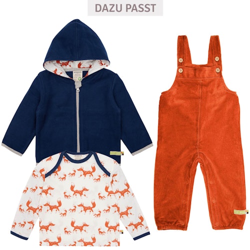 Gefütterte Latzhose Feincord
