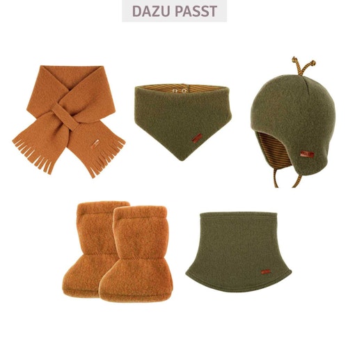 Loopschal Wolle Fleece