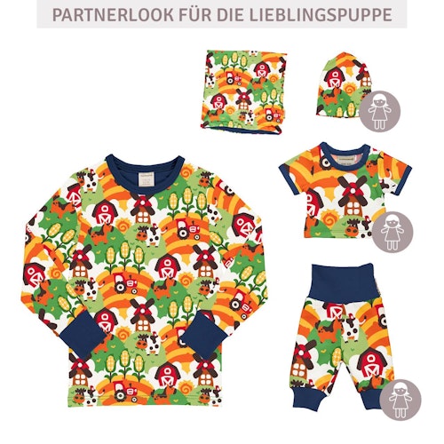 Puppenkleidung T-Shirt Eulen