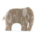 Vorschaubild Kuschelkissen 1 Elefant dunkel 19 x 25 x 4,5 cm