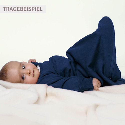 Wolle Seide Schlafsack mit Arm Frottee