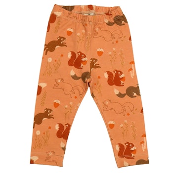 Jersey Leggings Eichhörnchen rosa