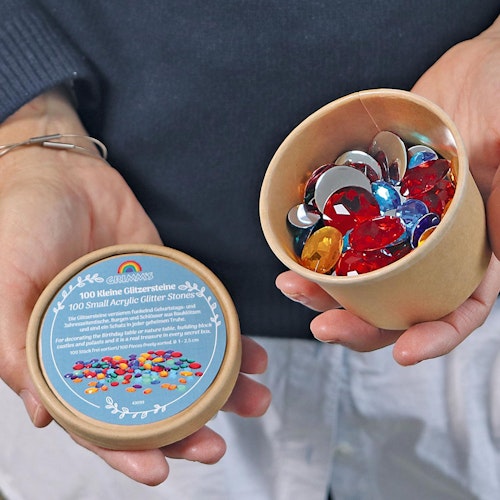 100 kleine Glitzersteine Dekorieren und Verzieren