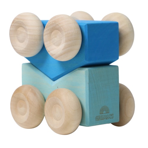 Stapelauto blau 2 Teile