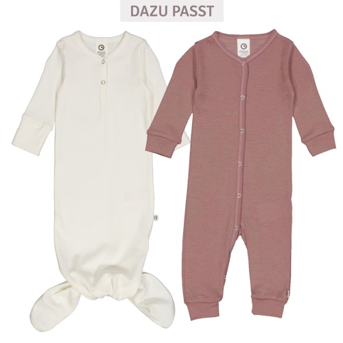 Strampler langarm Wolle