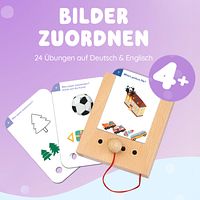 Bilder zuordnen 4 J. Kartensatz (ohne Lochkasten)