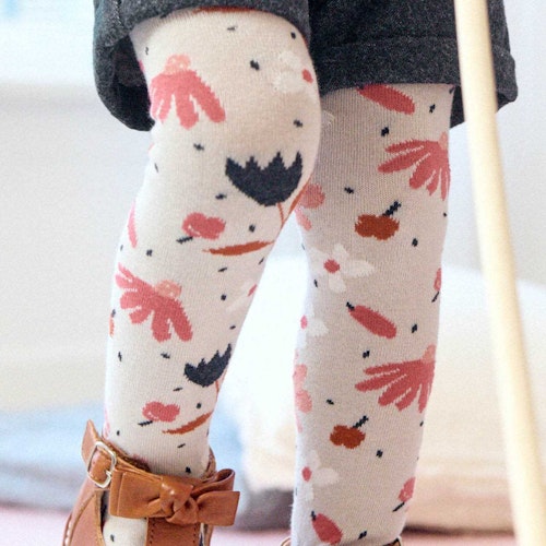 Strumpfhose Blumen