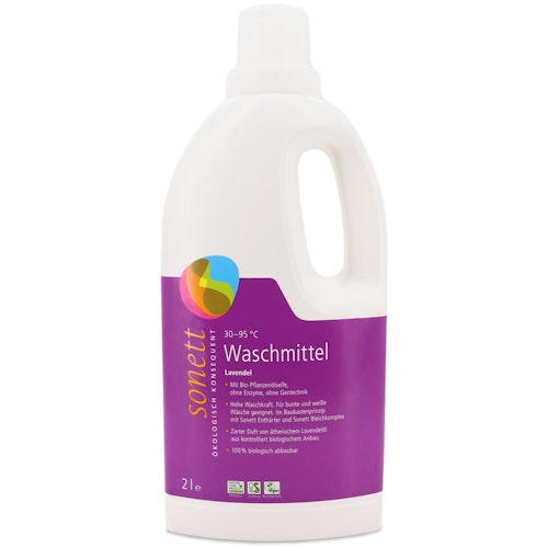 Waschmittel in Recycling-Plastikflasche – 2 l
