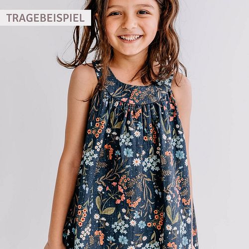 Kleid Walkiddy Musselin ohne Arm Motiv