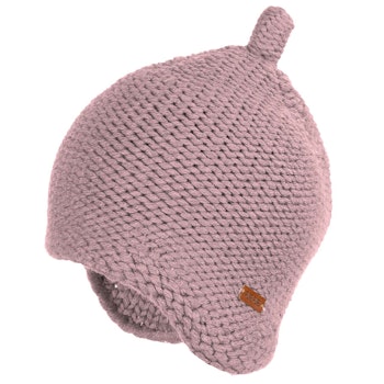Zipfel Strickmütze Wolle Seide mauve