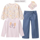 Vorschaubild Weiches Sweatshirt Blumen beige