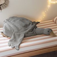 Sitzsack Gans grau