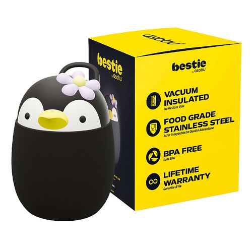 Bestie Foodie Isolierter Edelstahl Speisebehälter Pinguin 600 ml