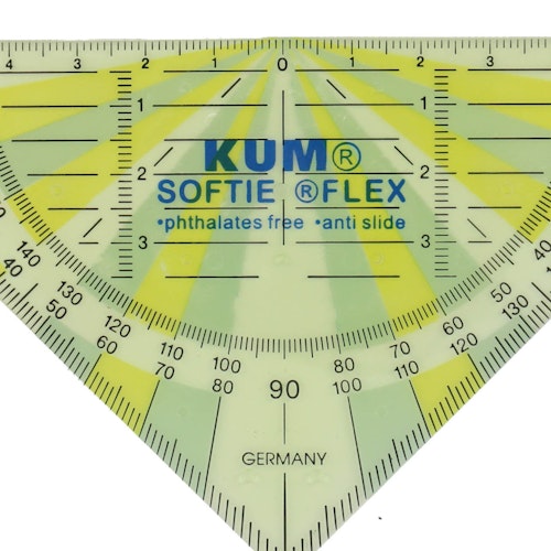 Geodreieck Softie Flex gelb