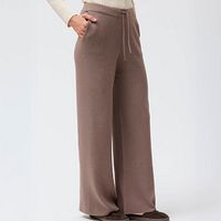 Damen Strickhose braun