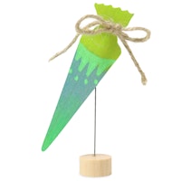 Grimm´s Einschulung Stecker Schultüte Neongrün