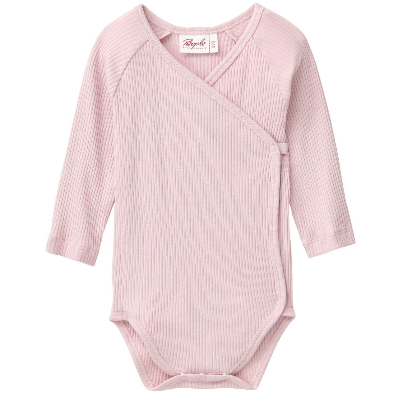 Bequemer Wickelbody langarm flieder