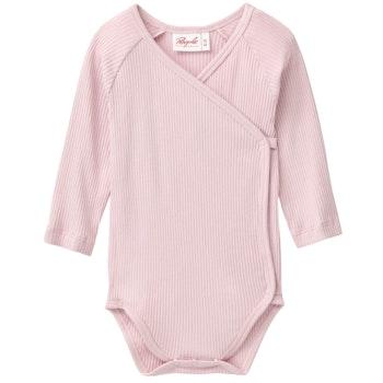 Bequemer Wickelbody langarm flieder