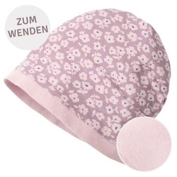 Wende-Beanie Veilchen malve