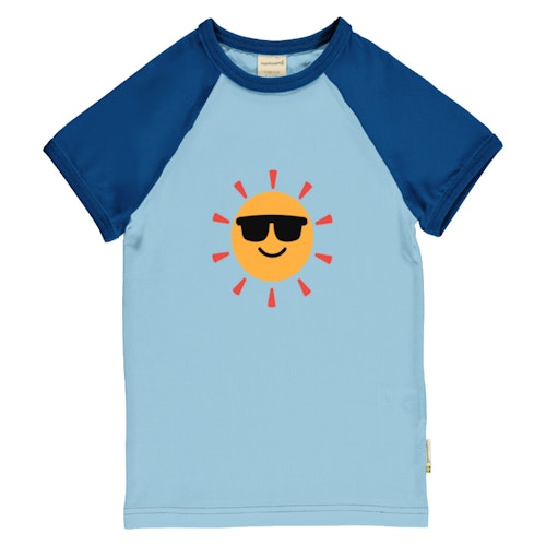 Weiches Raglan T-Shirt Bagger hellgrün